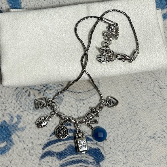 Brighton Fortune Charms Necklace Silver Plated - Picture 8 of 12